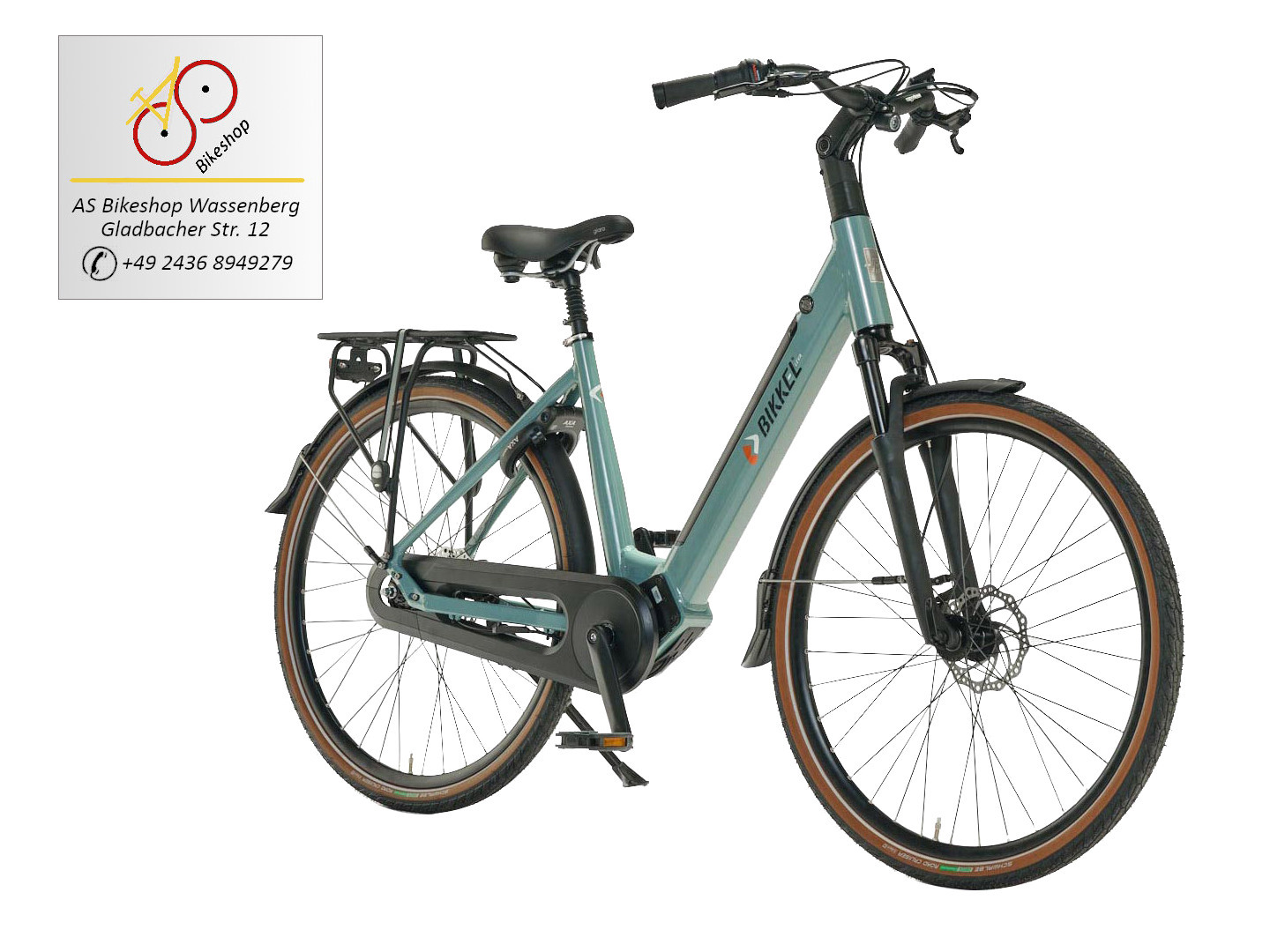 Bikkel Leva D55 7V 500Wh 85Nm azure-grey