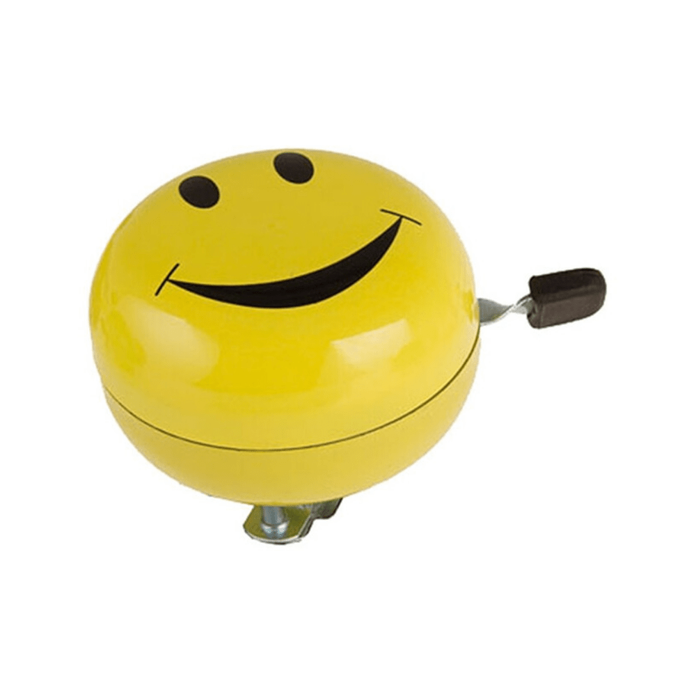 Fahrrad-Glocke gelb Smiley 