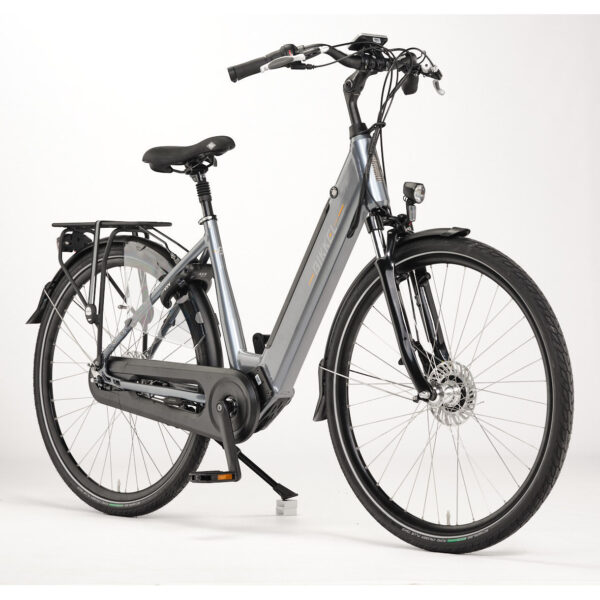 leistungsstarke e-Bikes / Pedelecs & Zubehör zu fairen Preisen - e-Allrounder 85Nm Mittelmotor 603Wh InTubeAkku Vollausstattung Bikkel Bikes Tuba steel grey 2022