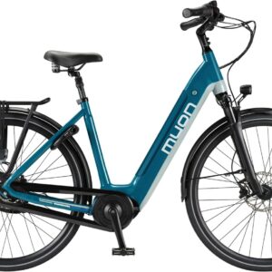 leistungsstarke e-Bikes / Pedelecs & Zubehör zu fairen Preisen - Muon e-Bikes ist nur eine von mehreren Handelsmarken der Firma Timyo B.V. einem Fahrradhersteller aus Roosendaal in den Niederlanden. Timyo ist weltweit im Markt der auftragsgefertigten E-Bikes tätig. Als leistungsstarke F&E-Abteilung mit fortschrittlichen Konzepten und Produkten ermöglicht Timyo seinen Handelspartnern marktgerechte E-Bikes zusammenzustellen und zu vermarkten (co-creational workflow).  Muon Strive-Comfort-Mistic Blue Sporty Grey