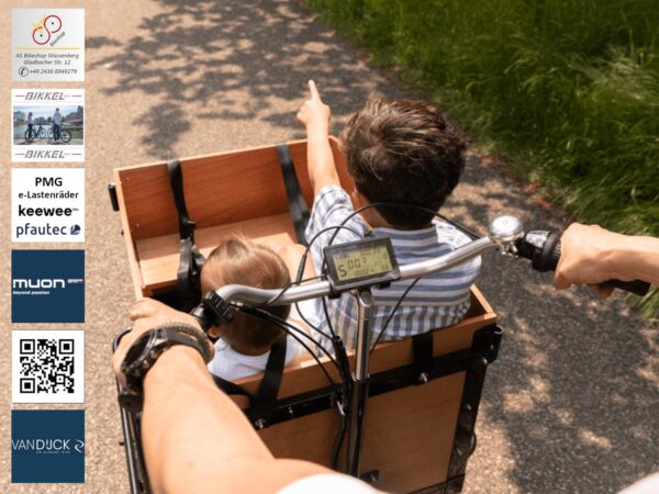 Buckle e-Lasternad by PMG - Fahrspaß für Kinde & Kegel