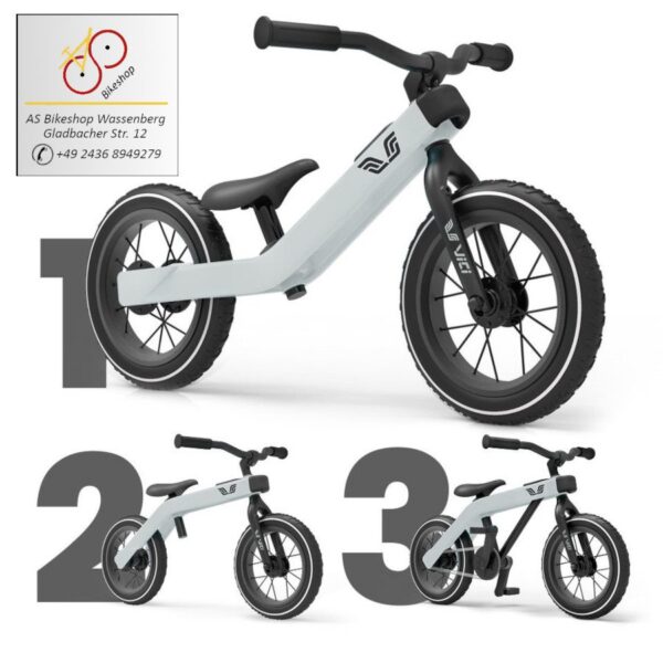 leistungsstarke e-Bikes / Pedelecs & Zubehör zu fairen Preisen - Laufrad und Kinderfahrrad in einem für Kinder von 1.5 bis 5 Jahre VICI 3in1 Kinderfahrrad – Bild 7