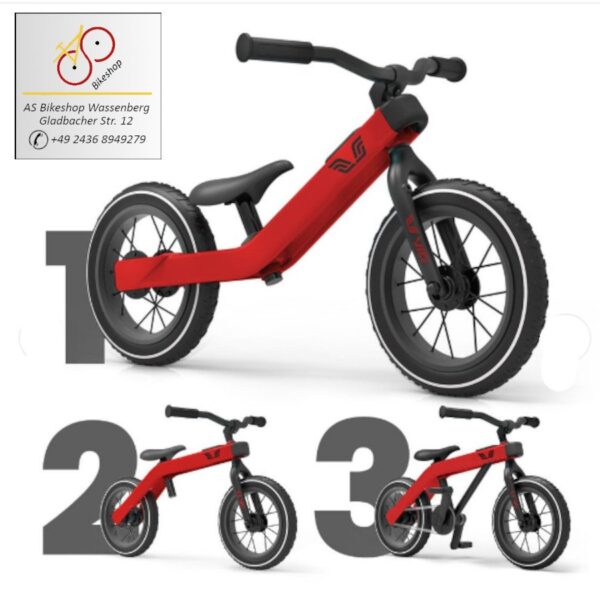 leistungsstarke e-Bikes / Pedelecs & Zubehör zu fairen Preisen - Laufrad und Kinderfahrrad in einem für Kinder von 1.5 bis 5 Jahre VICI 3in1 Kinderfahrrad – Bild 3
