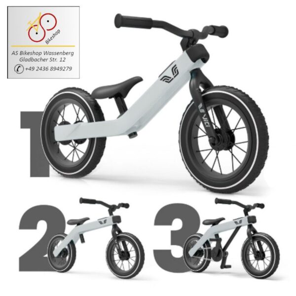 leistungsstarke e-Bikes / Pedelecs & Zubehör zu fairen Preisen - Laufrad und Kinderfahrrad in einem für Kinder von 1.5 bis 5 Jahre Kinderfahrrad Vici 3in1 vintage blue