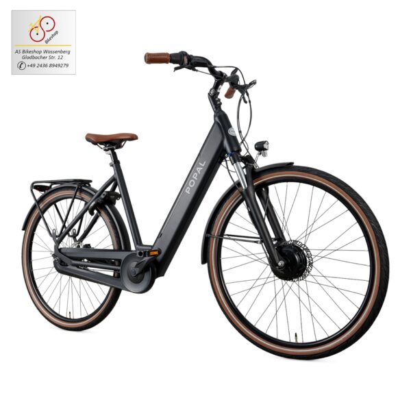 Popal Novel black matt Seitenansicht rechts vorne-hinten FM