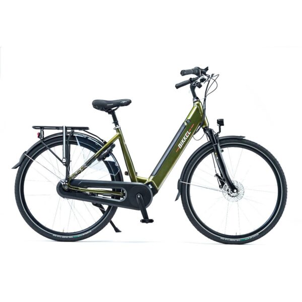 leistungsstarke e-Bikes / Pedelecs & Zubehör zu fairen Preisen - e-Allrounder 85Nm Mittelmotor 603Wh InTubeAkku Vollausstattung Bikkel Tuba Nexus-7 deep green