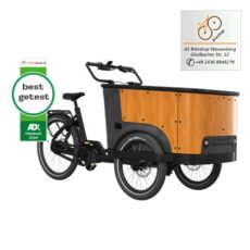 e-Lastenrad Buckle Up - ADR Fietstest als bestes getestet