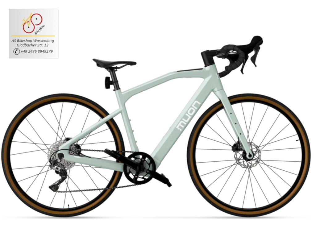 Muon Fermion Ultra Gravel e-Bike mint green