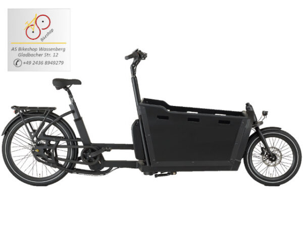 leistungsstarke e-Bikes / Pedelecs & Zubehör zu fairen Preisen - 120Nm Tretunterstützung 643Wh Akku 7-gang-Nexus-Nabenschaltung zul. Gesamtgewicht 200 kg Caboo Cargo Basalt