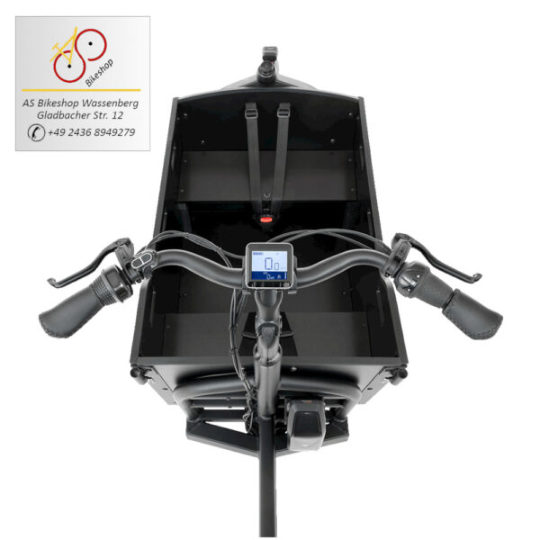 leistungsstarke e-Bikes / Pedelecs & Zubehör zu fairen Preisen - 120Nm Tretunterstützung 643Wh Akku 7-gang-Nexus-Nabenschaltung zul. Gesamtgewicht 200 kg Caboo Cargo Aitour Basalt