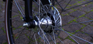 Vorderrad  des E-Bike Bikkel Tuba iBee Tuba E-Bike/Pedelec