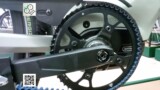 van Dijck Leo 8.0 Belt - Riemenritzel vorne mit Blick auf den Bafang-Mittelmotor van Dijck Leo 8.0 Belt - Riemenritzel vorne