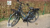 Seitenansicht vorne links Aphrodite mid disk e-Transportrad