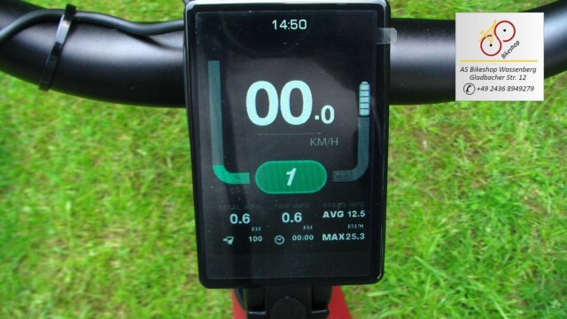 van Dijck Juno 5 Display - 1. von 5 Unterstützungsstufen van Dijck Juno 5 Display - 1. von 5 Unterstützungsstufen